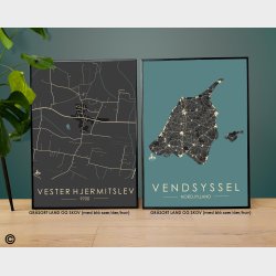Vester Hermitslev byplakat 90 stk