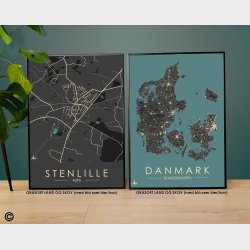Stenlille byplakat 85 stk