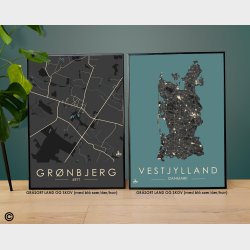 Gr�nbjerg byplakat 65 stk