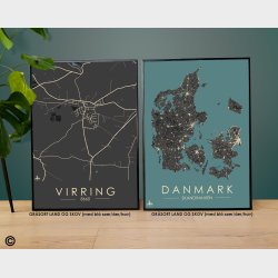 Virring byplakat 65 stk