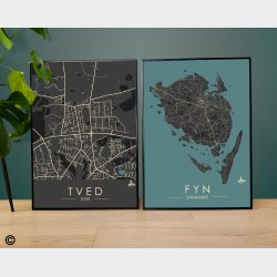 Tved byplakat 65 stk