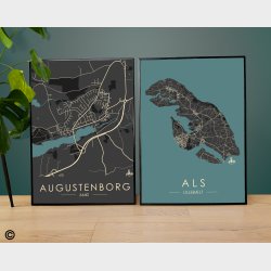 Augustenborg byplakat 85 stk
