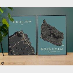 Gudhjem byplakat 50 stk