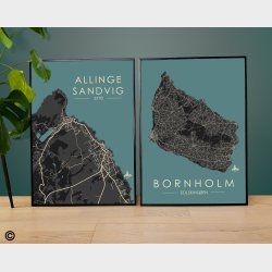 Allinge Sandvig byplakat 65 stk