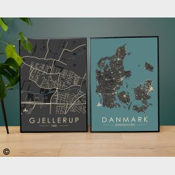 Gjellerup byplakat 70 stk