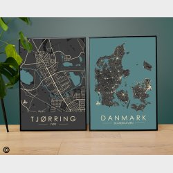 Tjørring byplakat 40 stk