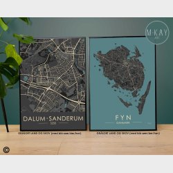Dalum-Sanderum byplakat 95 stk