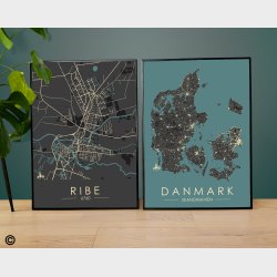 Ribe byplakat 95 stk