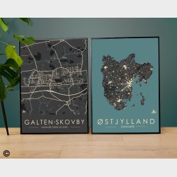 Galten-Skovby byplakat 85 stk