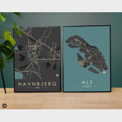 Havnbjerg byplakat 75 stk