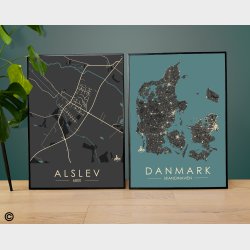 Alslev byplakat 40 stk