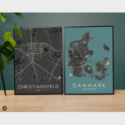Christiansfeld byplakat 150 stk
