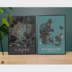 Viborg byplakat 200 stk