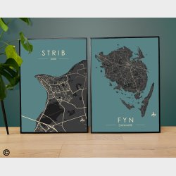 Strib byplakat 55 stk