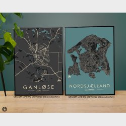 Ganlse byplakat 50 stk