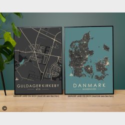 Guldager Kirkeby byplakat 55 stk