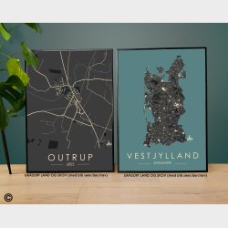 Outrup byplakat 85 stk