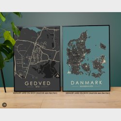 Gedved byplakat 65 stk