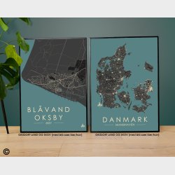 Blvand-Oksby byplakat 50 stk