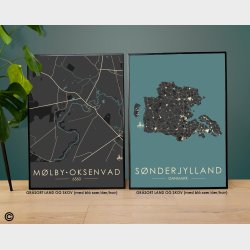 Mlby-Oksenvad byplakat 60 stk