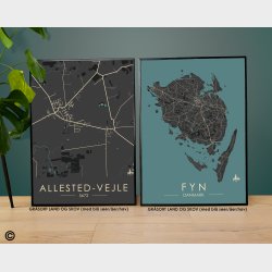 Allested-Vejle byplakat 50 stk