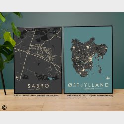 Sabro byplakat 80 stk