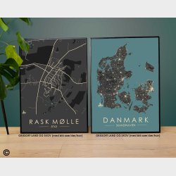 Rask Mlle byplakat 45 stk