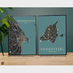 Frederikshavn byplakat 95 stk