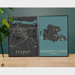 Starup byplakat 55 stk