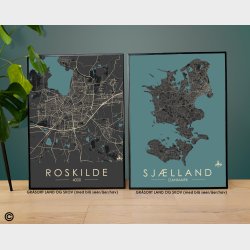 Roskilde byplakat 300 stk
