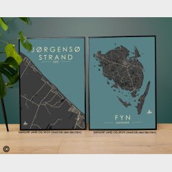 Jørgensø Strand byplakat 20 stk