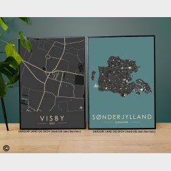 Visby byplakat 45 stk