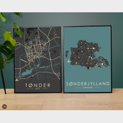 Tønder byplakat 75 stk