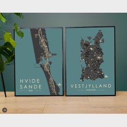 Hvide Sande byplakat 65 stk