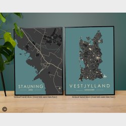 Stauning byplakat 75 stk