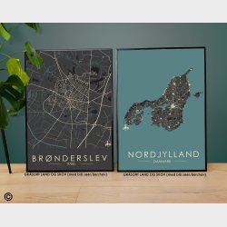 brnderslev byplakat 85 stk