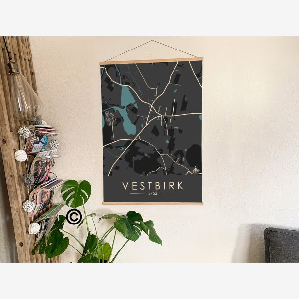 Vestbirk byplakat 35 stk