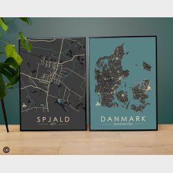 Spjald byplakat 60 stk