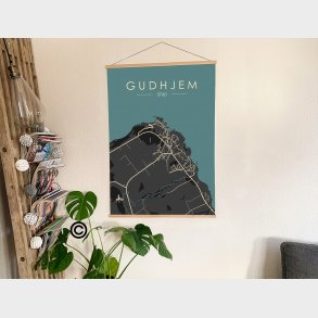 Gudhjem byplakat 50 stk