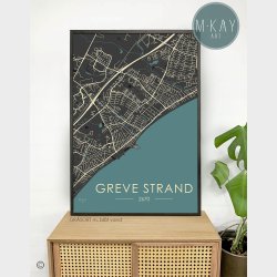 Greve Strand byplakat 50