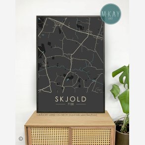 Skjold byplakat 50 stk