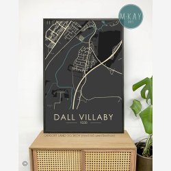 Dall Villaby byplakat 40 stk