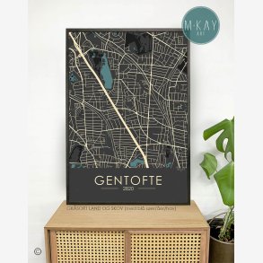 Gentofte byplakat 100 stk