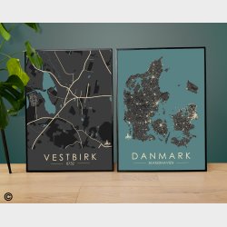 Vestbirk byplakat 35 stk