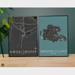 Møgeltønder byplakat 40 stk