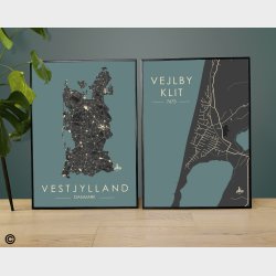 Vejlby Klit byplakat 35 stk