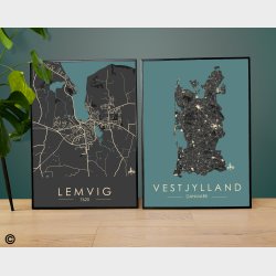 Lemvig byplakat 125 stk