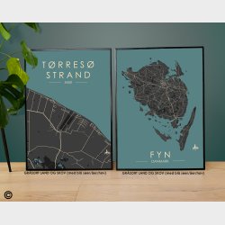 Tørresø Strand byplakat 30 stk