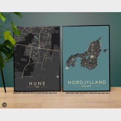 Hune byplakat 85 stk