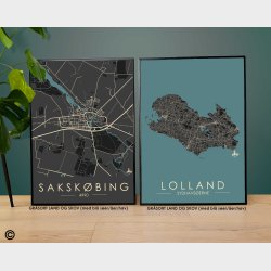 Sakskøbing byplakat 90 stk